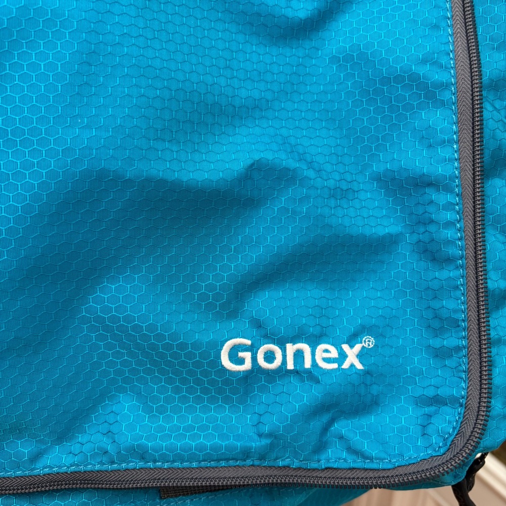 Gonex 60L Packable Travel Duffle Bag Teal Aqua Blue Lightweight Ripstop Folding - Picture 2 of 8